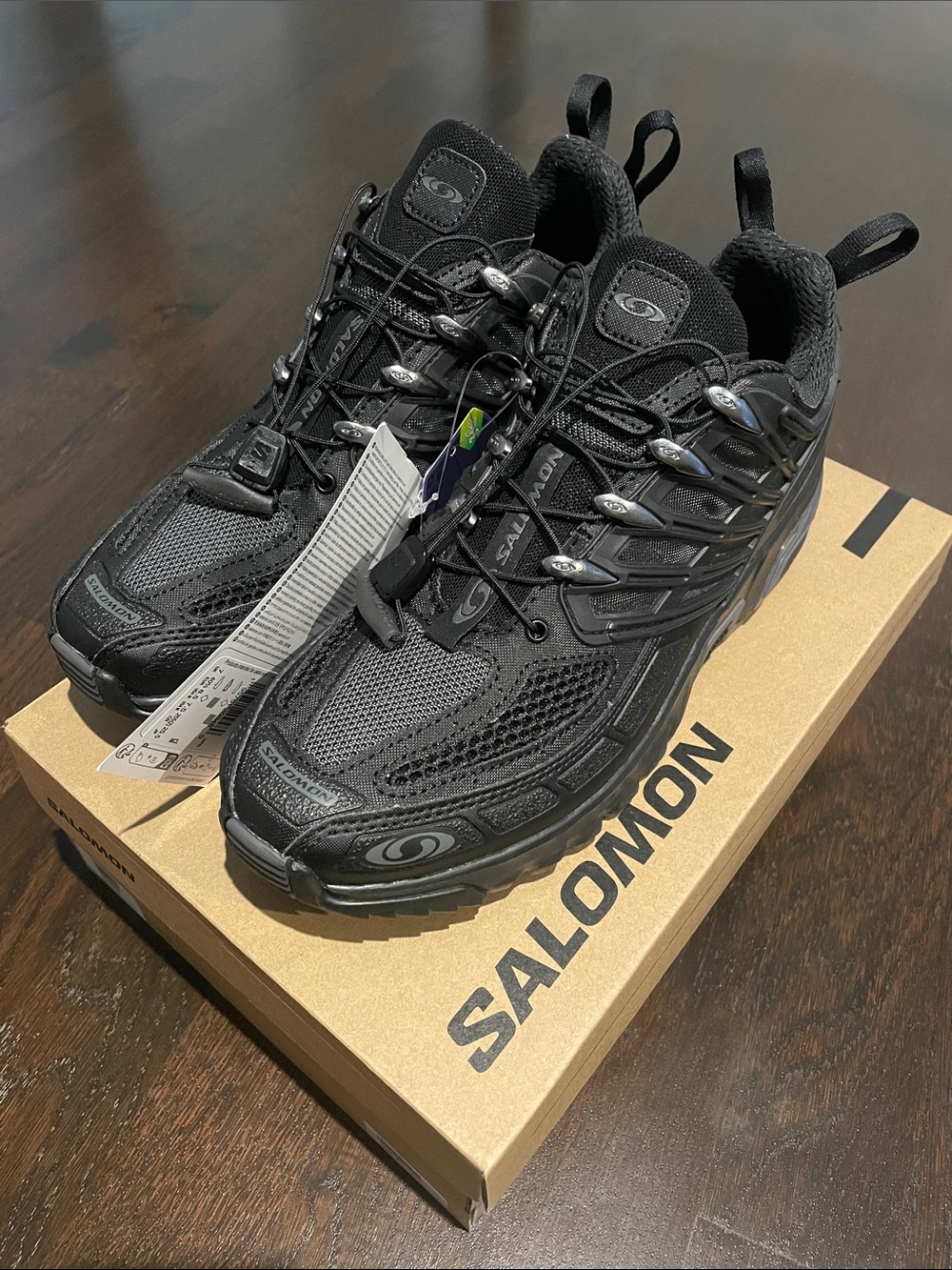 SALOMON Women’s ACS Pro Advanced rubber-trimmed mesh sneakers Size 8.5